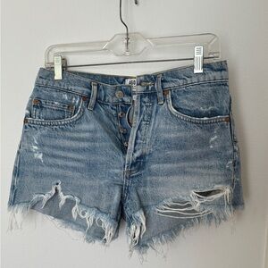 Agolde Parker Denim Shorts